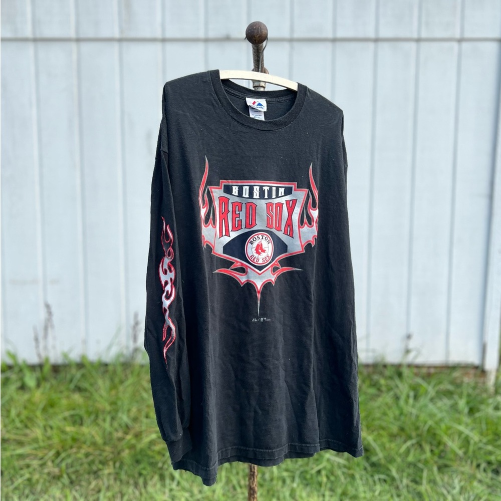 Vintage Y2K Boston Red Sox Long Sleeve